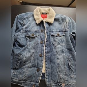 Mens Guess Jean Jacket Size L